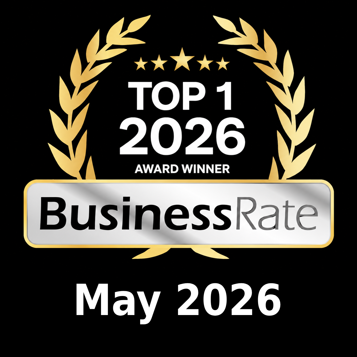 BusinessRate Top 1 Award Winner 2026 - Manny Source Electric Corp - May 2026
